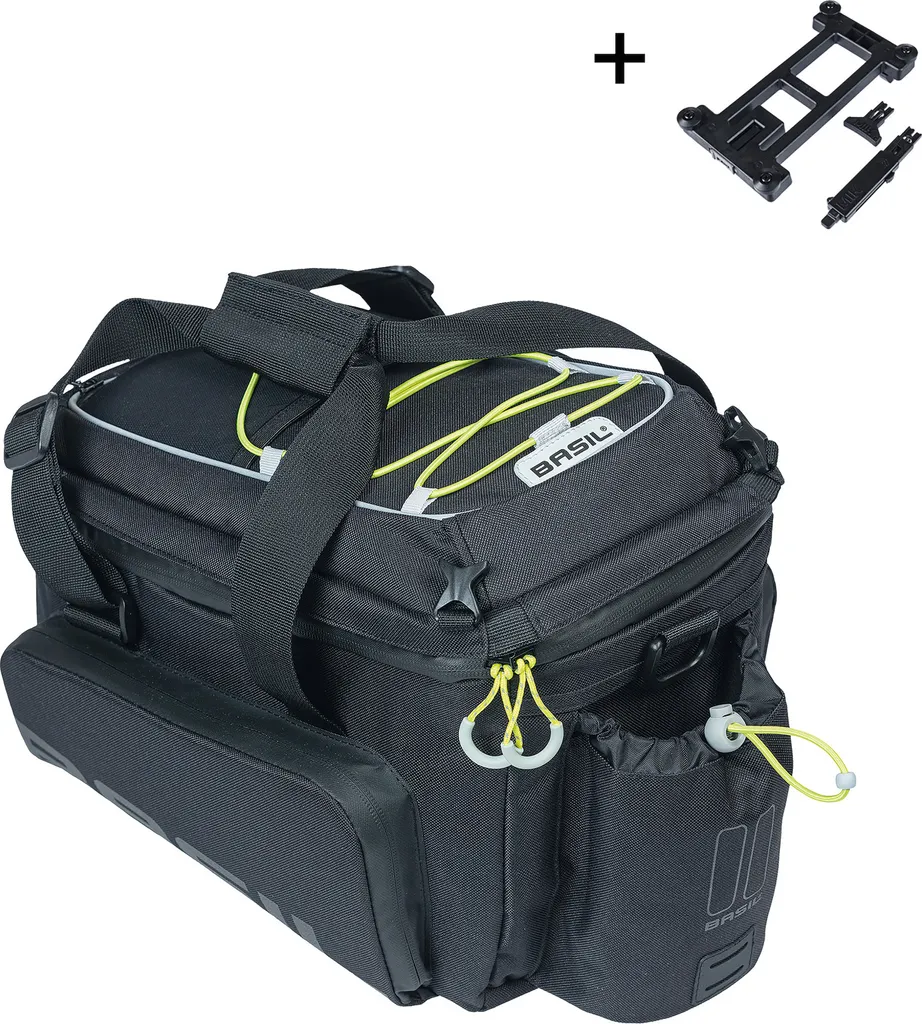 Sacoche Vélo Basil XL Pro MIK : Solution de Transport 9-36L Modulable