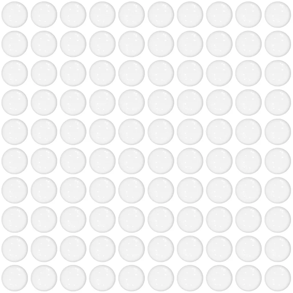 Protection murale pour poignée de porte - Lot de 100 butoirs invisibles