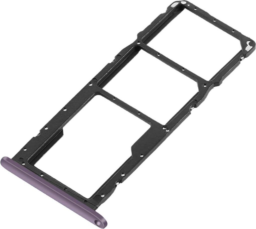 Clappio, SIM-Kartenhalter für Honor 8X Dual Nano Sim + Micro-SD, Violett