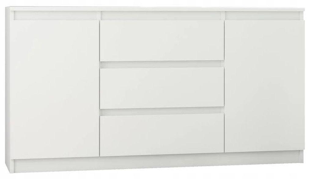 Moderná komoda Framire R-140-S3 biela Obrázok produktu 