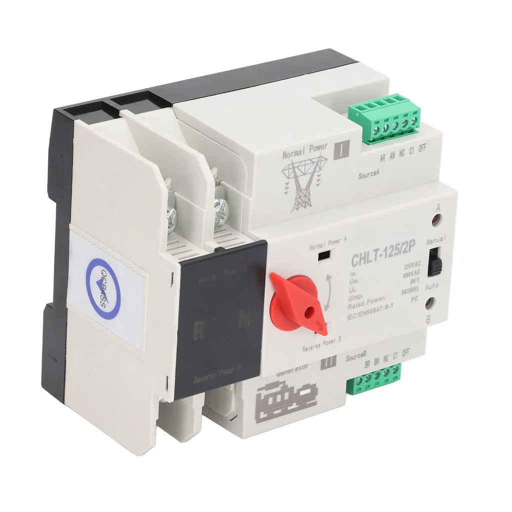 Interrupteur Double Puissance Rail DIN avec Commutation Rapide 50ms - 5