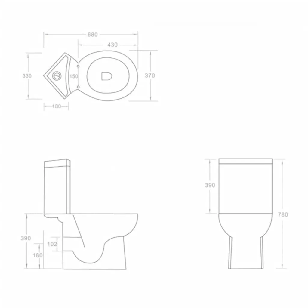 Solution gain de place : Toilettes d'angle noires design en céramique