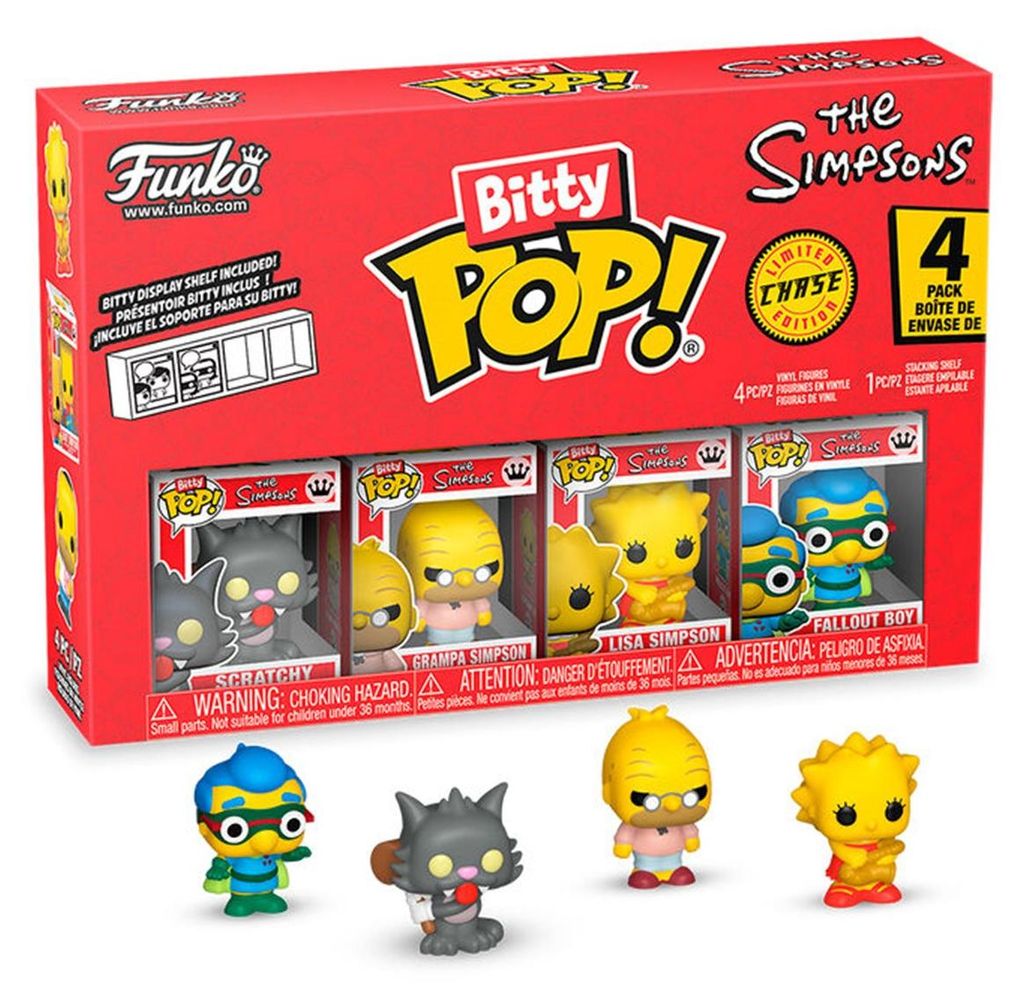 Funko Bitty Pop! - The Simpsons - Scratchy / Grampa Simpson Produktbild 