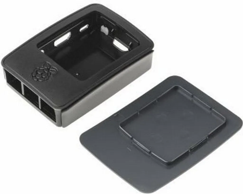 Official Raspberry Pi 3 Case Black/Grey - Ideale per Progetti e HAT - 11