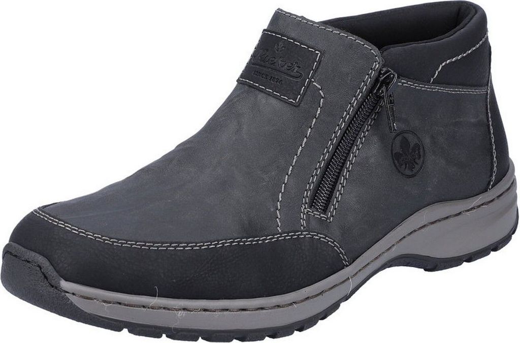 Rieker Herren Stiefeletten Warmfutter Reißverschluss Boots Produktbild 4