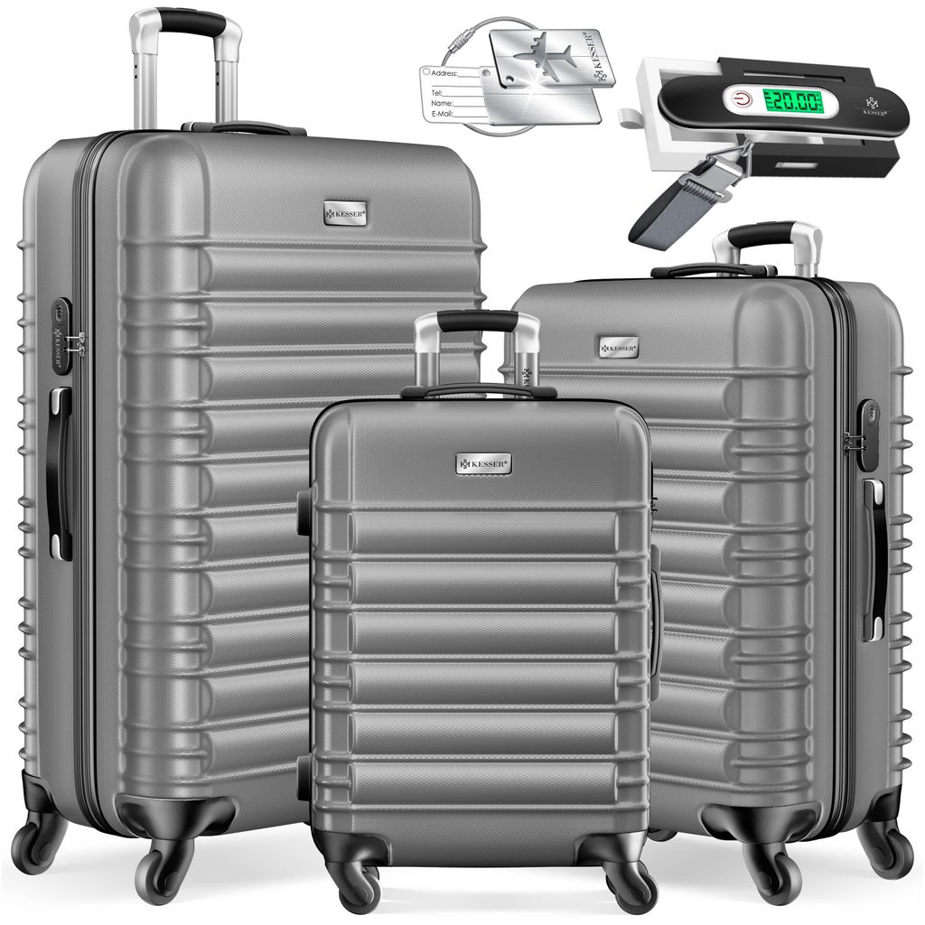 KESSER® Set da viaggio composto da 3 valigie rigide, taglie Immagine del prodotto 