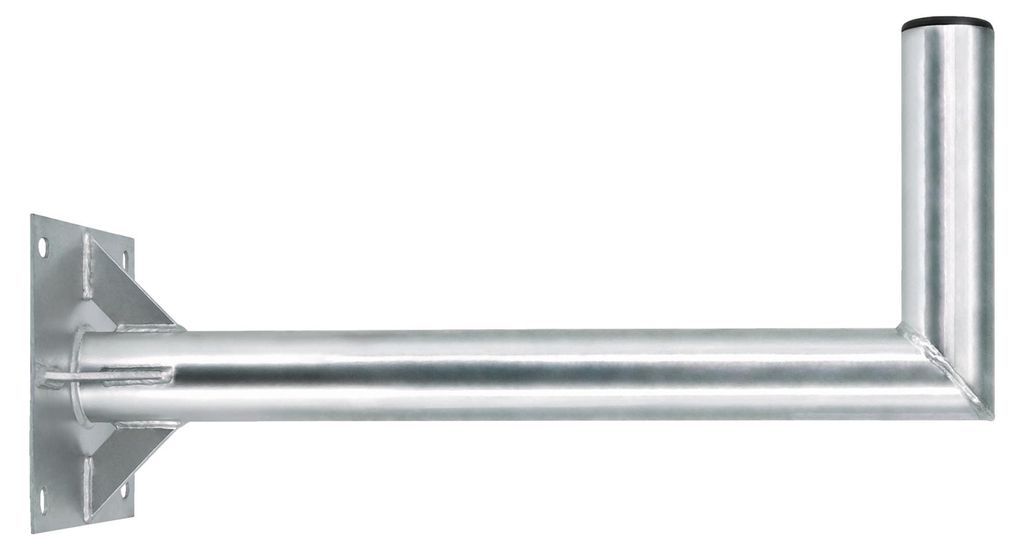 SkyRevolt 60cm Mast 60mm Wandhalter Stahl SAT Antenne Wand Produktbild 