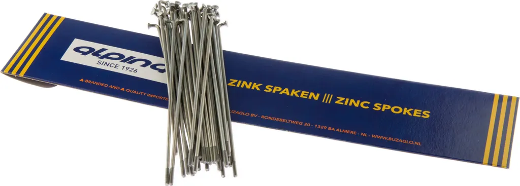 Raggi Rinforzati Alpina 12-290 Ø2,62 M3,0 Argento - Speciale E-Bike
