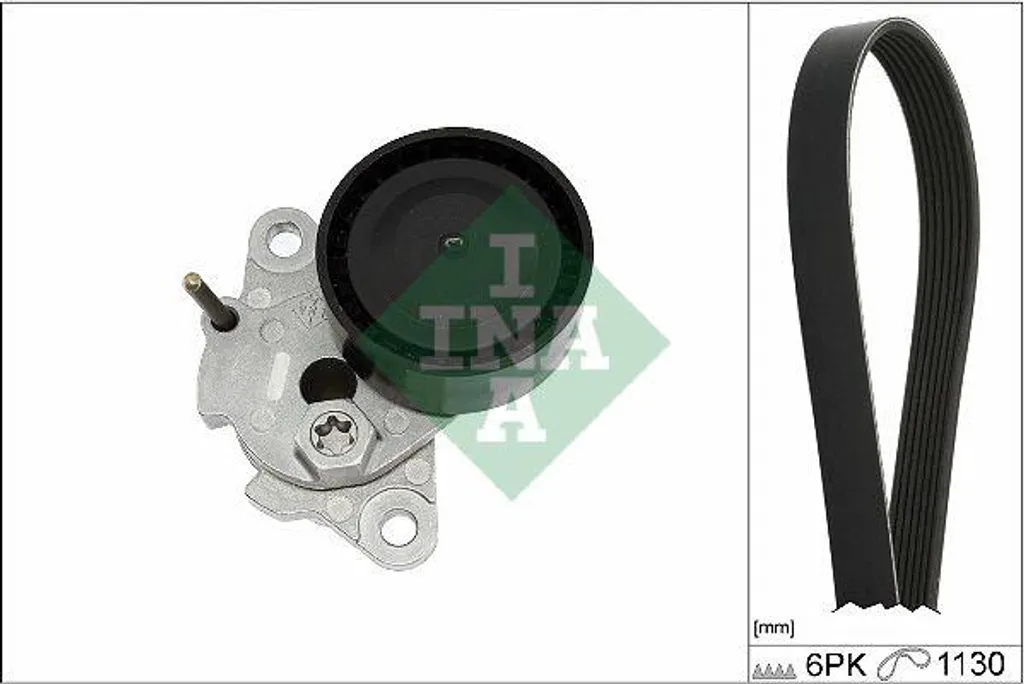 Kit INA 529 0086 10 courroies crantées 06K903133A - Golf 7, A3, Leon