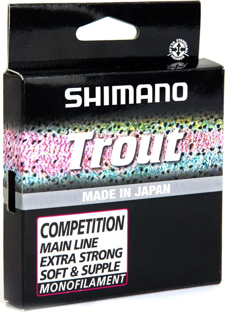 Shimano Trout Competition Mono monofile Angelschnur, Durchmesser pro mm:0,14, Länge m:150