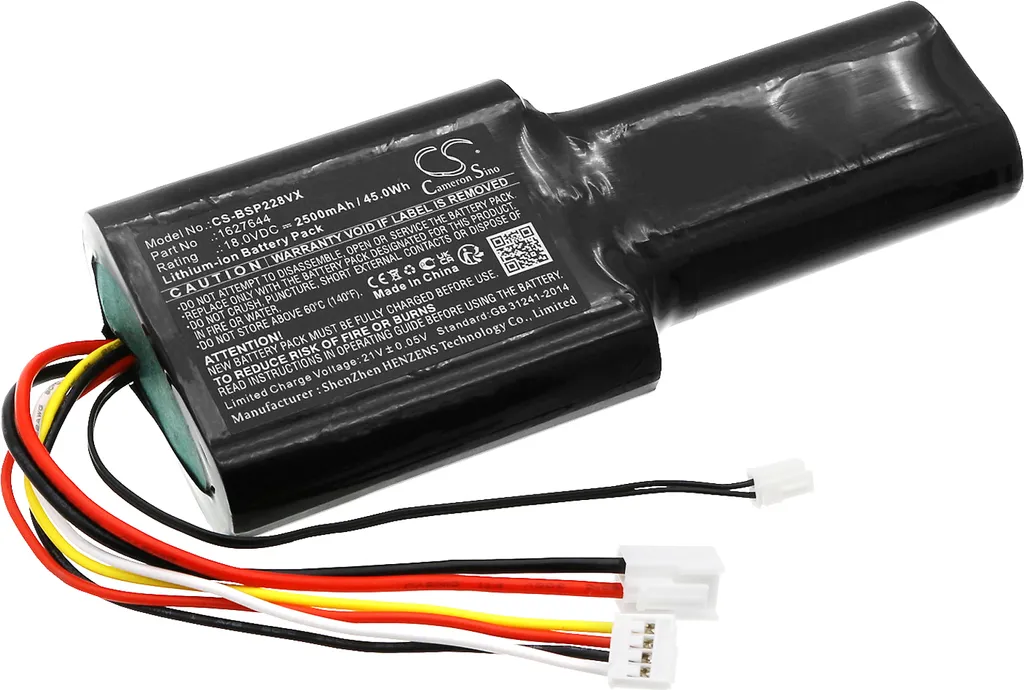 Batterie pour Bissell Multireach Essential 2280N 2280Z 18V P2922-18