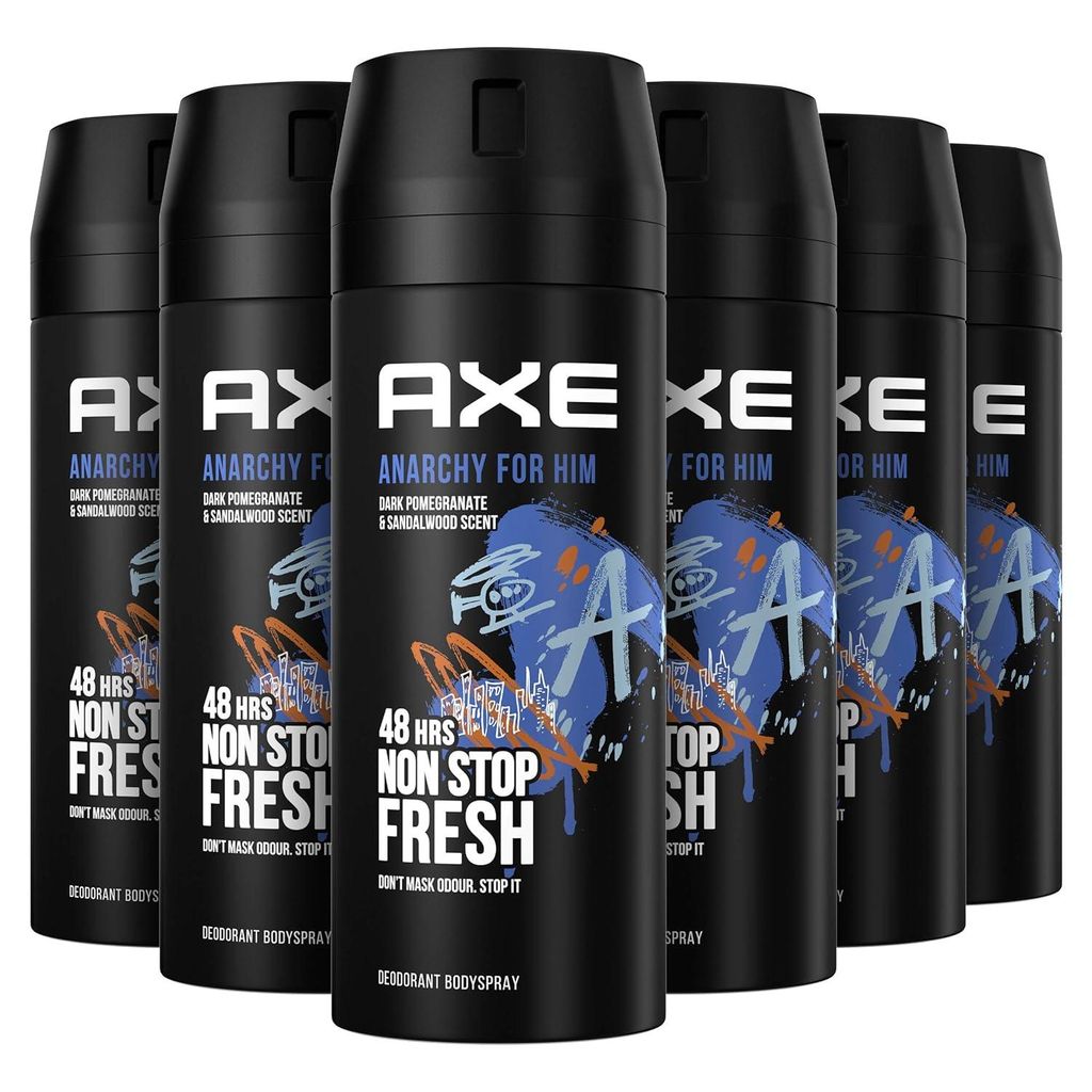 6x Axe Deospray – Anarchy pro muže 150 ml Obrázek produktu 