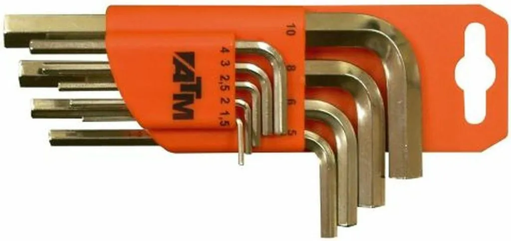 Set Chiavi a Brugola ATM 9 Pz | Brugole per Bici e Casa 1,5-10mm