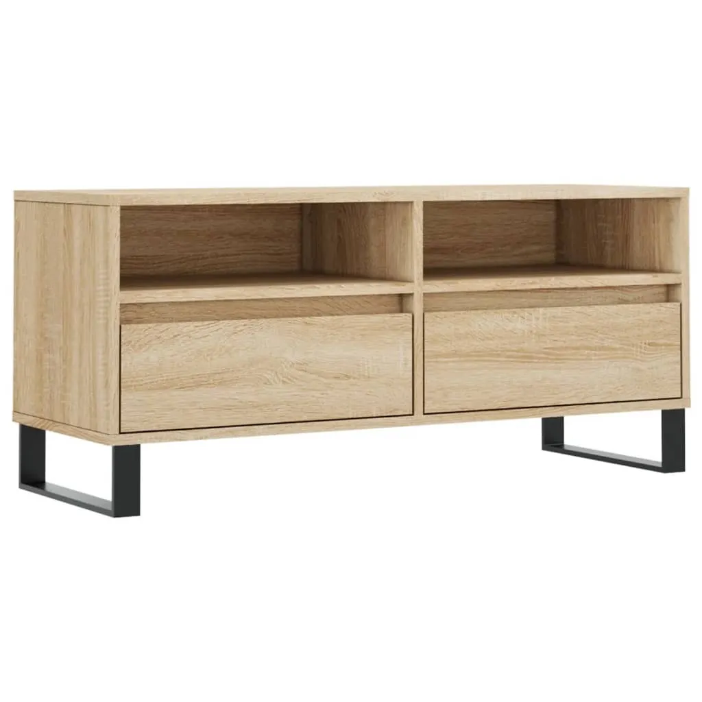 Mobile TV rovere Sonoma 100x34,5x44,5 cm Materiale in legno