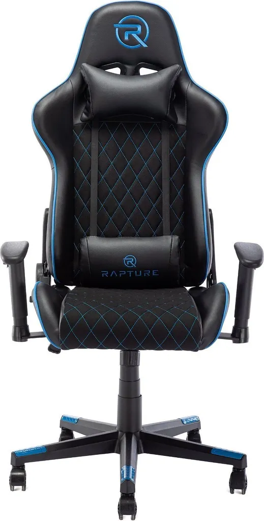 Siège gamer Rapture PODIUM bleu ajustable - Confort lombaire renforcé