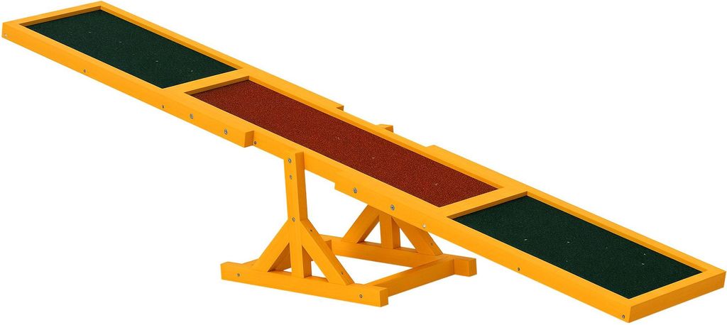 PawHut Hundewippe Hunde Agility Wippe Welpenspielzeug Hundesport