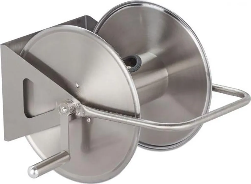Enrouleur de tuyau en acier inoxydable 30m robuste pour votre jardin