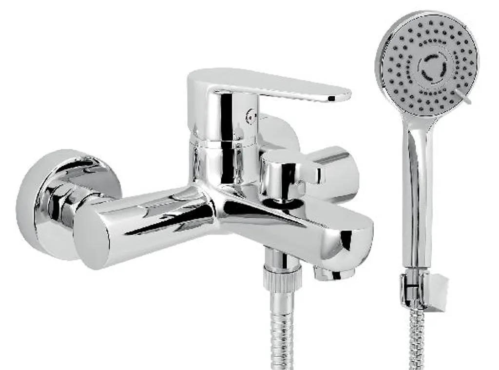 Miscelatore Vasca Novaservis 96021,0E Titania Fresh con Kit Doccia