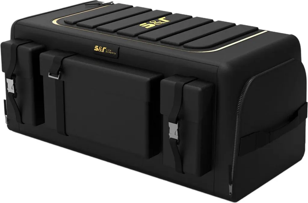 Rangement de coffre grande capacité 70L, design pliable 3 sections