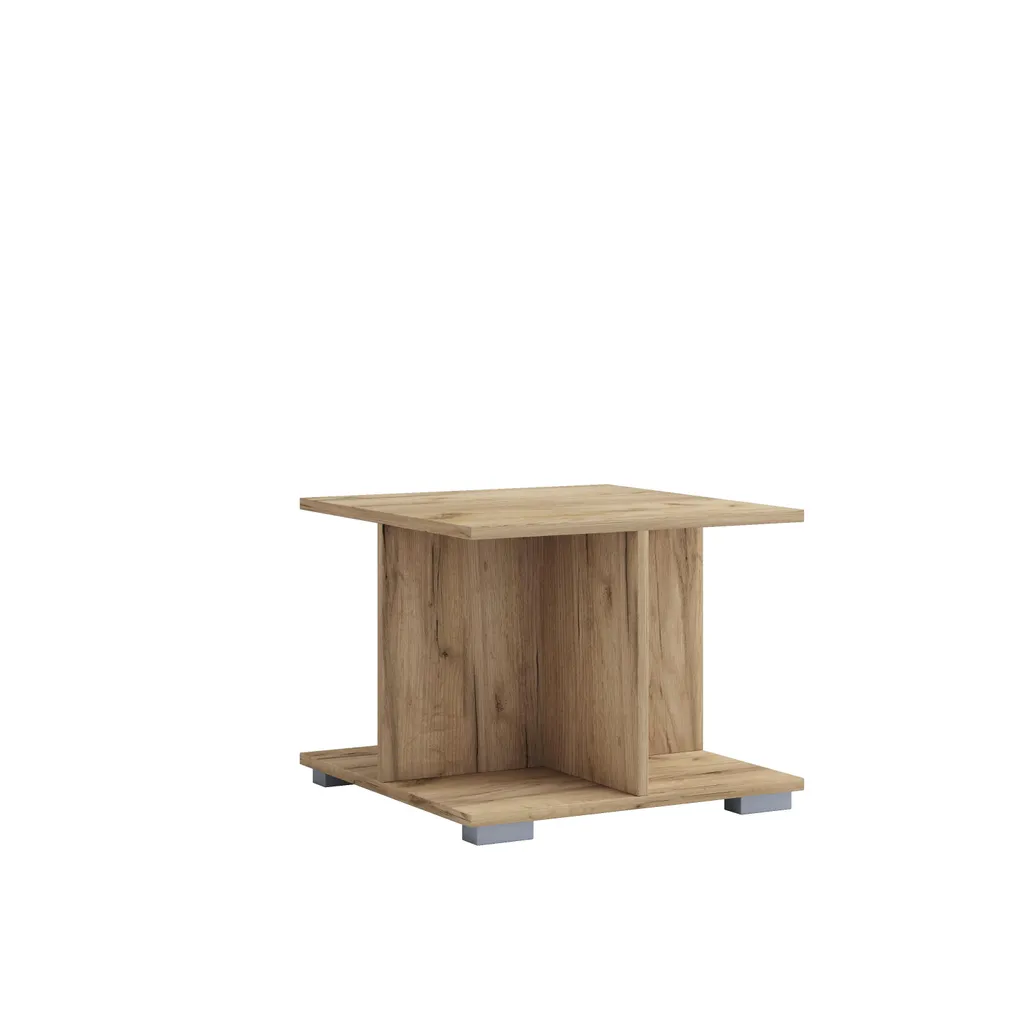Table basse d'appoint 50 cm Elana pour salon et bureau style béton - 4