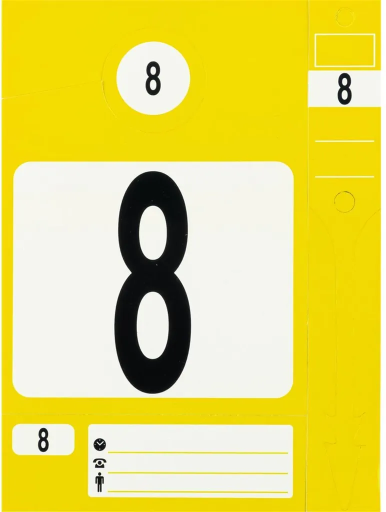 KS TOOLS 500.8017 Set Portachiavi Giallo 300 pz - Organizzazione Officina