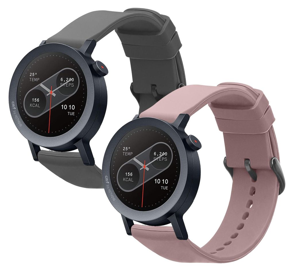 kwmobile 2x Uhrenarmband für CMF Watch 3 Pro Armband - Produktbild 