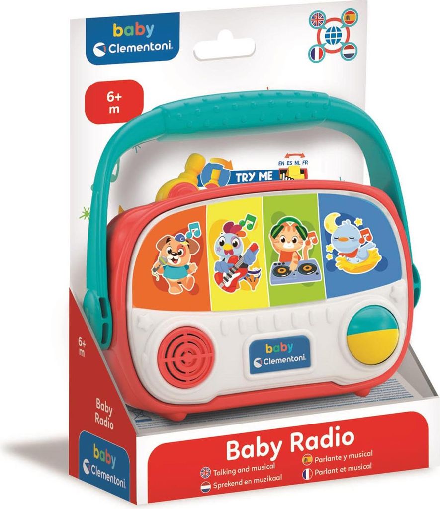 Clementoni - 17524 - Babyradio (LOC1) -K-