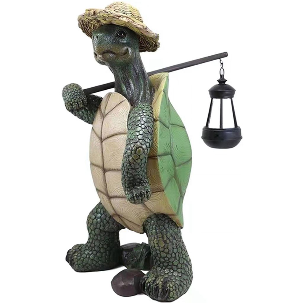 Sunthus Gartenzwerg Schildkröte Statue – Harz-Figur, 24x18x15 Cm, Wetterfest Für Outdoor-Deko