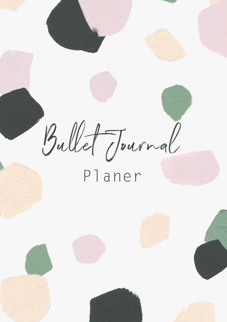 Bullet Journal Planer DIN A5 undatiert Softcover gepunktet 192 Seiten 120g Papier
