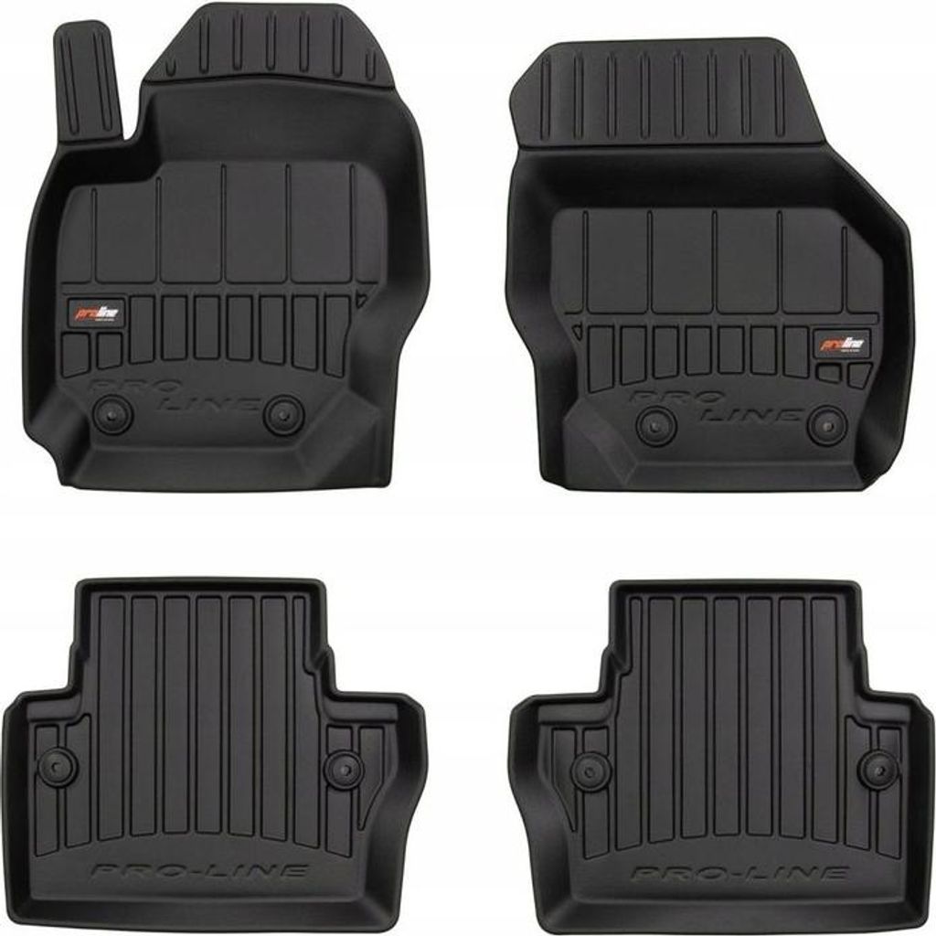 Gummimatten und Fußmatten Volvo S80 2 2006-2016 3D Mulde