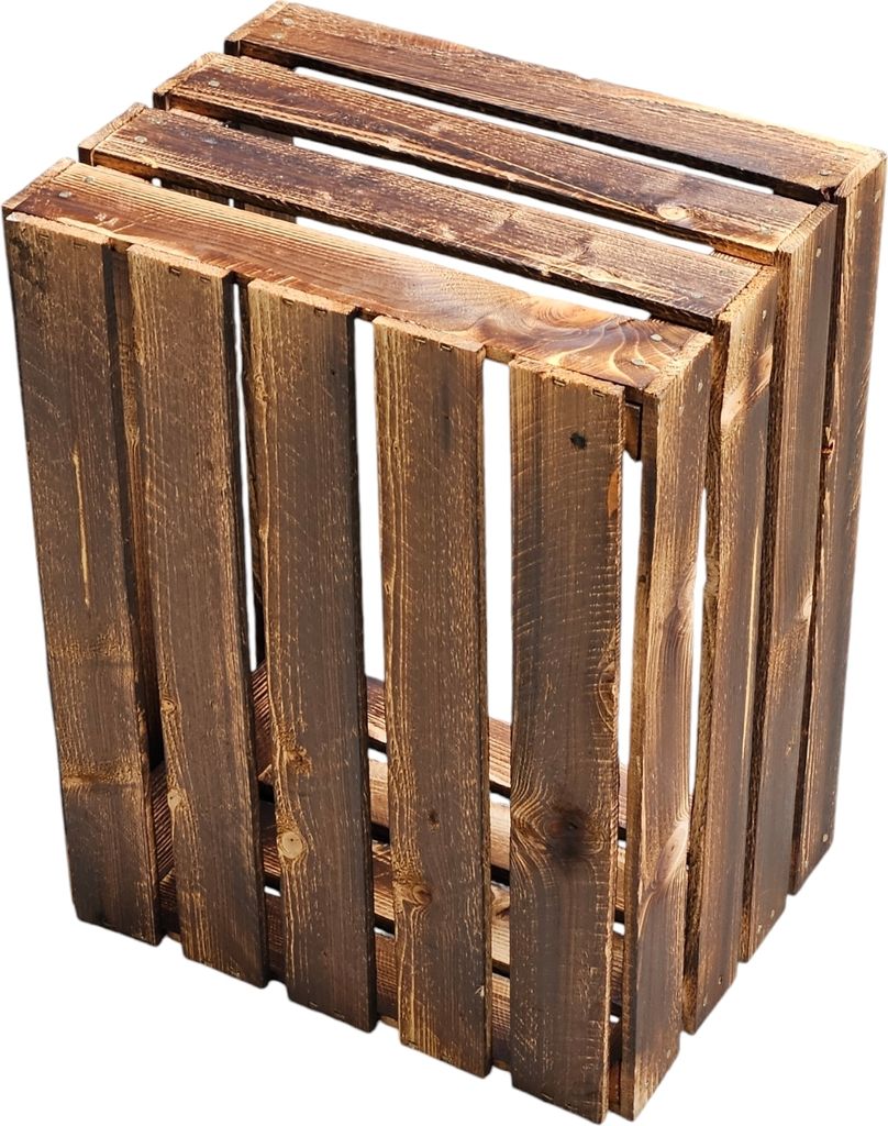 4 x Obstkiste Vintage Geflammt Produktbild 4