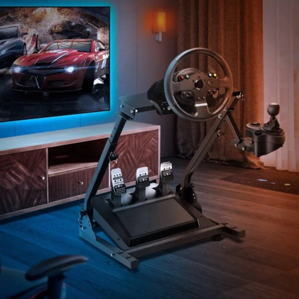 Support de Volant Réglable pour Simulation Auto - Setup de Jeu Complet