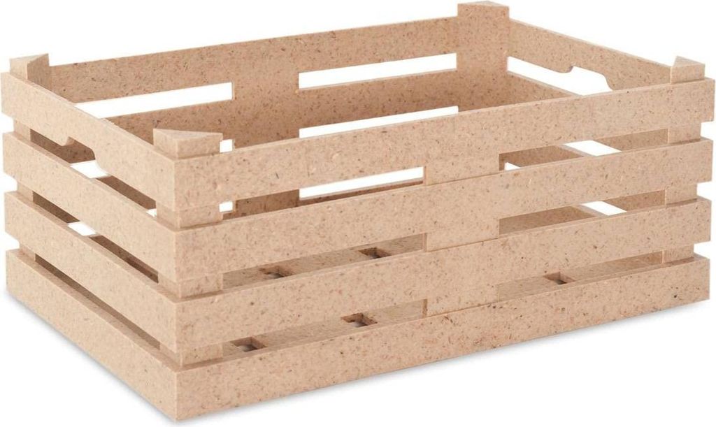 H&h 2er-Set Simplybox-Körbe aus beigem Kunststoff, cm 22x9x14