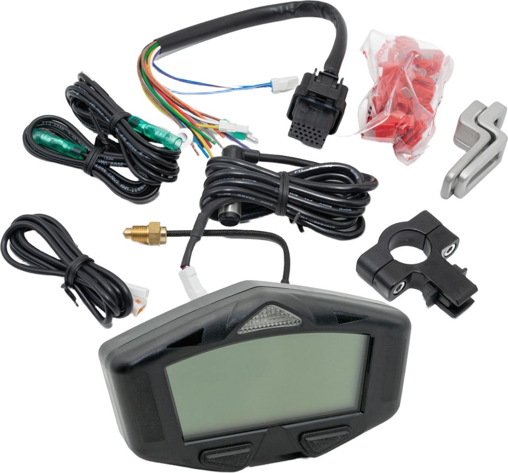 Koso Tacho Digital DB-03 Mini Racing-Cockpit, Vitesse, RPM, Image du produit 
