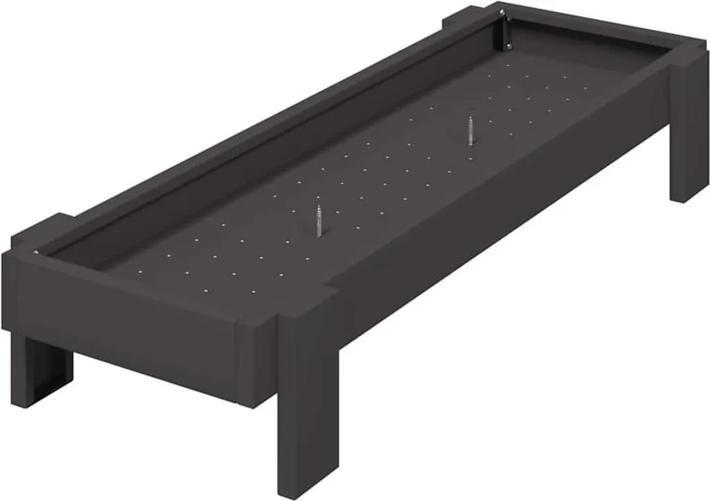 Mangiatoia Design vidaXL 80cm Nera - Eleganza e Funzione nel Pollaio