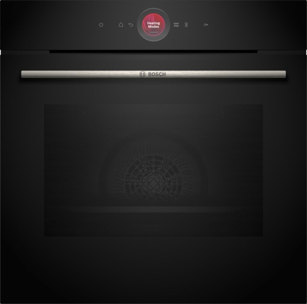 Bosch Serie 8, Einbau-Backofen, 60 x 60 cm, Schwarz HBG7721B1, 11 Beheizungsarten, Pyrolyse, Home Connect