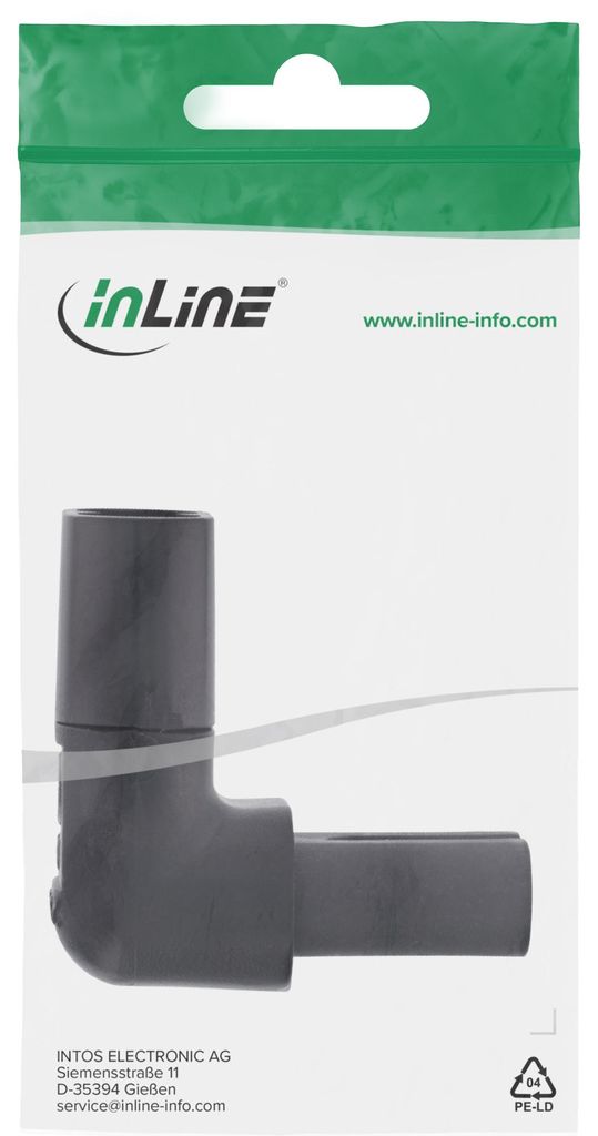 InLine® Adapter sieciowy IEC 60320 C8 / C7, górny/dolny Zdjęcie produktu 