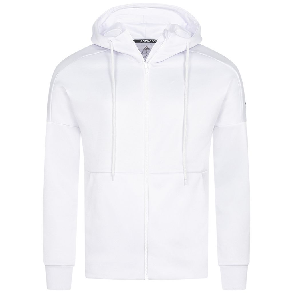 XL TR-70b_CA weiß|adidas Boxing Herren Kapuzen Sweatjacke TR70101