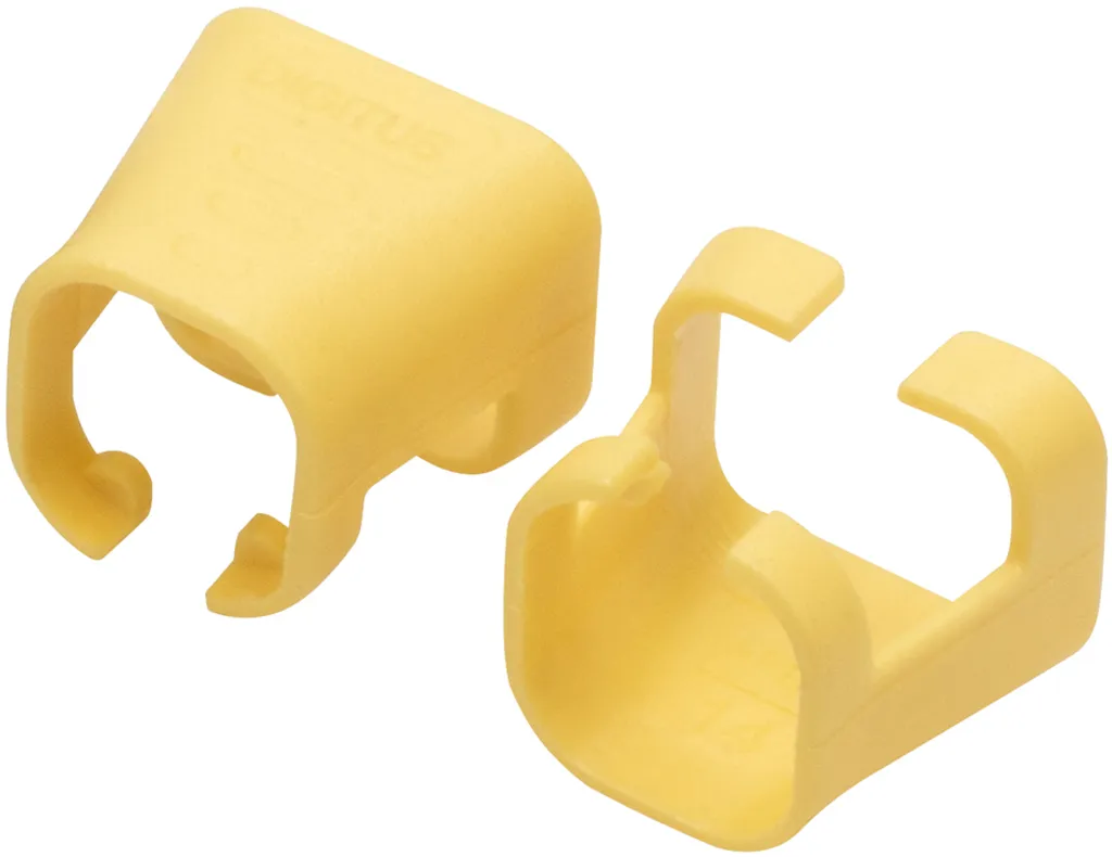 Marker Gialli per Cavi Ethernet DIGITUS - Kit 100 Clip RJ45
