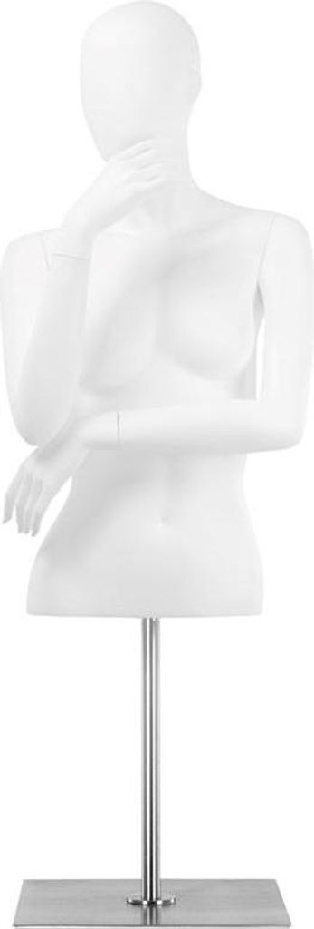 Mannequin Schaufensterpuppe Torso Schaufensterfigur Hans Boodt Frau ETF03 Weiß