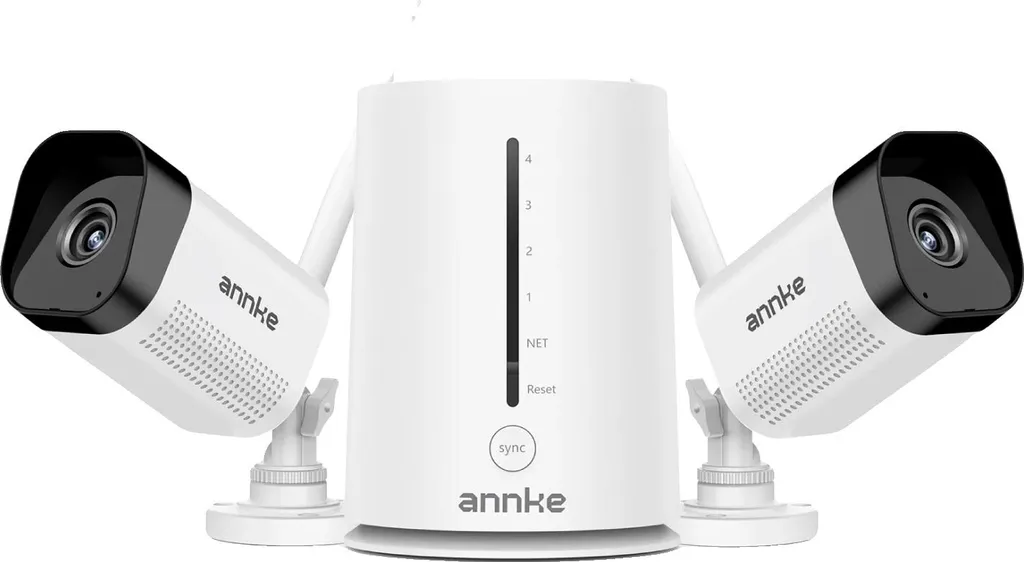 Kit de vidéosurveillance WiFi 3MP - 2 caméras étanches avec nocturne