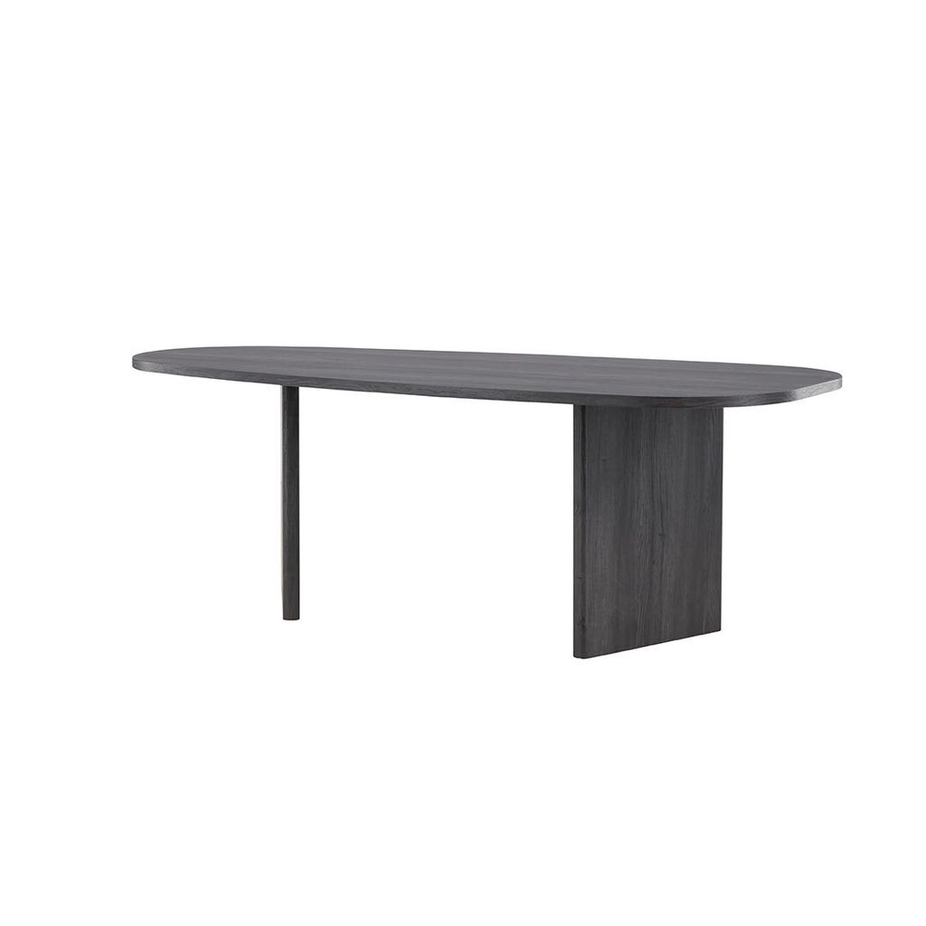 Grönvik stół do jadalni owalny 100x220 cm czarny. Zdjęcie produktu 