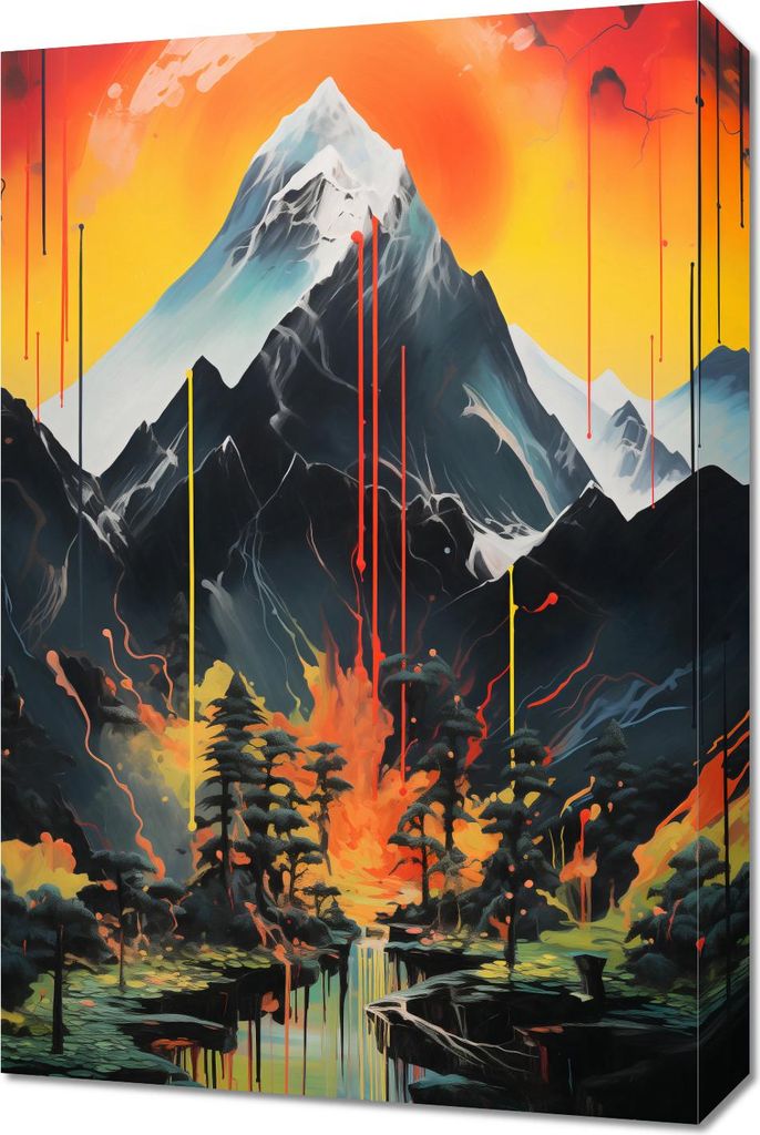 Bild 40x60cm Bergalchemie