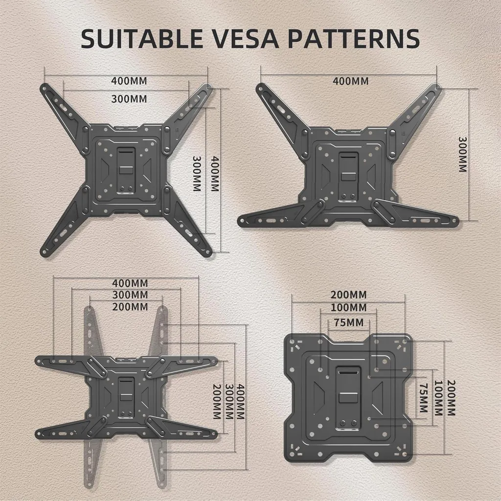 Support Mural TV Orientable : Gain de Place pour Petit Salon et Moniteur PC