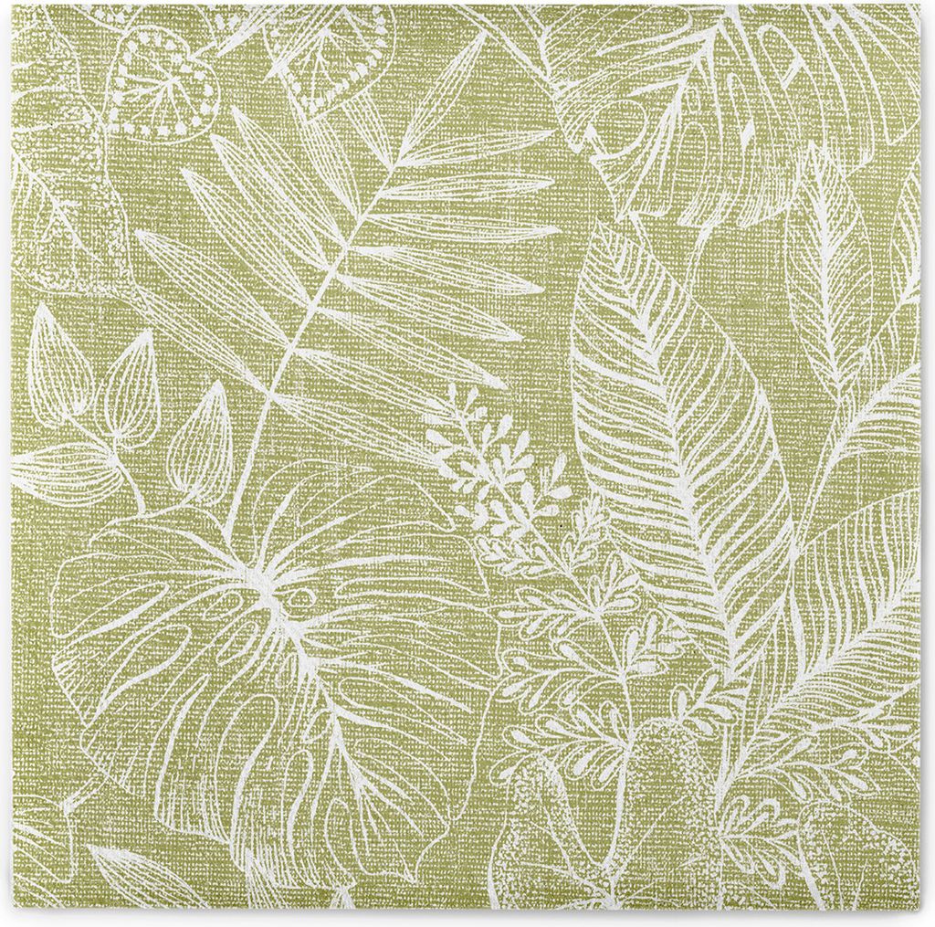 Airlaid Serviette Kona in Oliv, 40 x 40 cm, 50 Stück - Mank