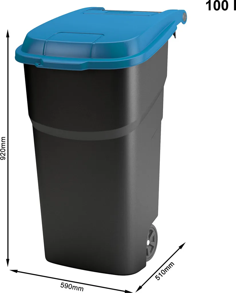 Rotho Rollcontainer 5101080645 : caisson de bureau à roulettes compact