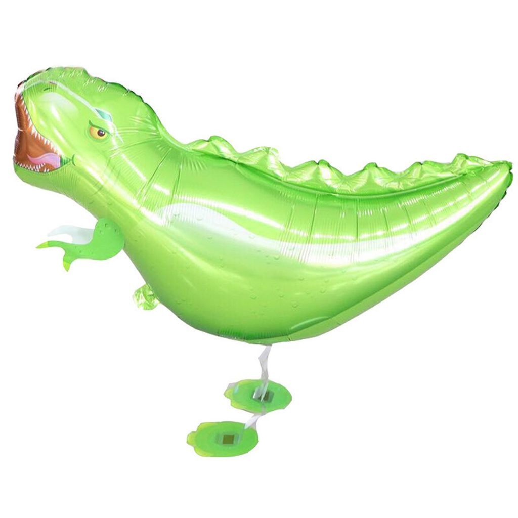 Folienballon Airwalker grüner Dinosaurier, ca. 82 x 45 cm Produktbild 