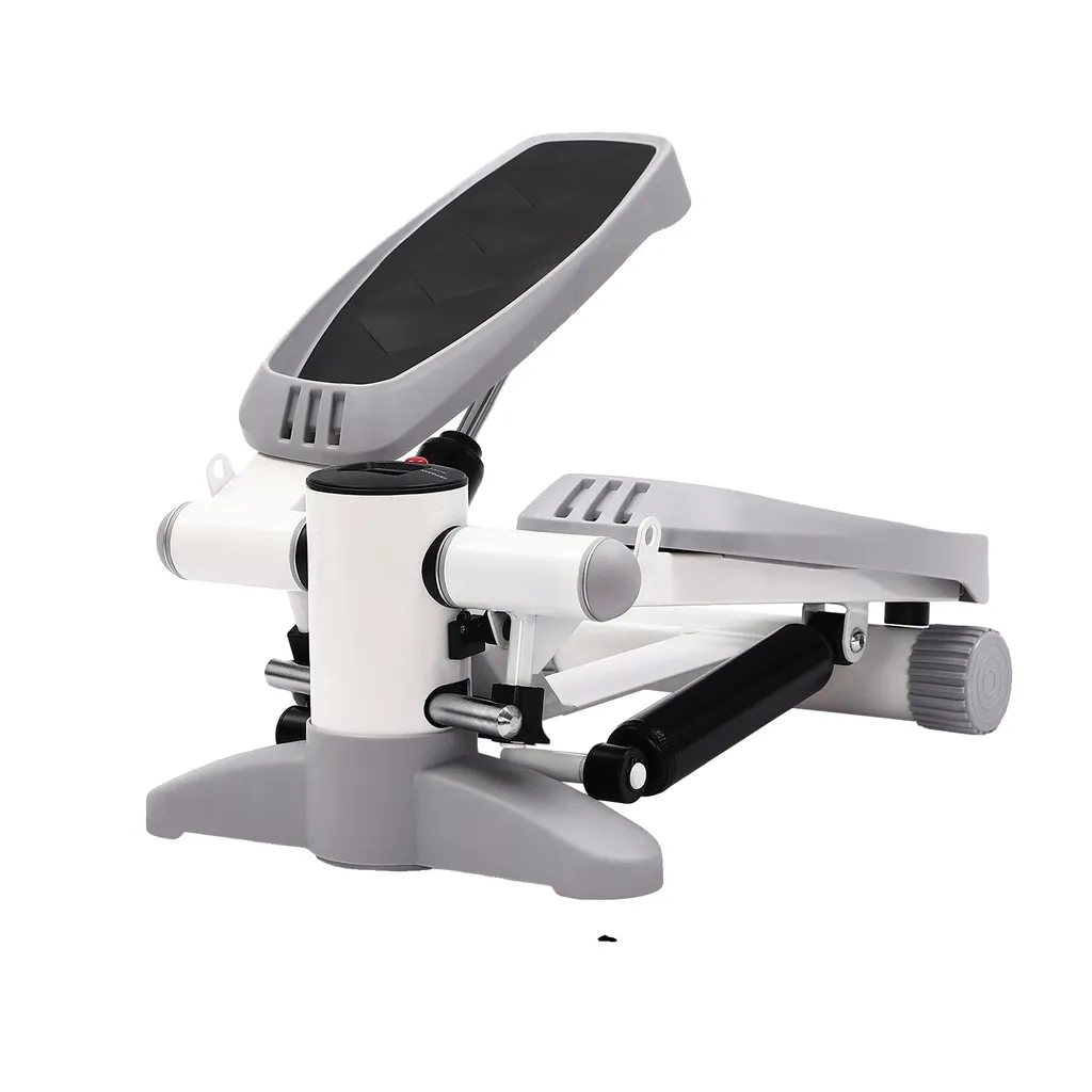 Mini-stepper fitness gris 330 lb avec écran LED et inclinaison 38°