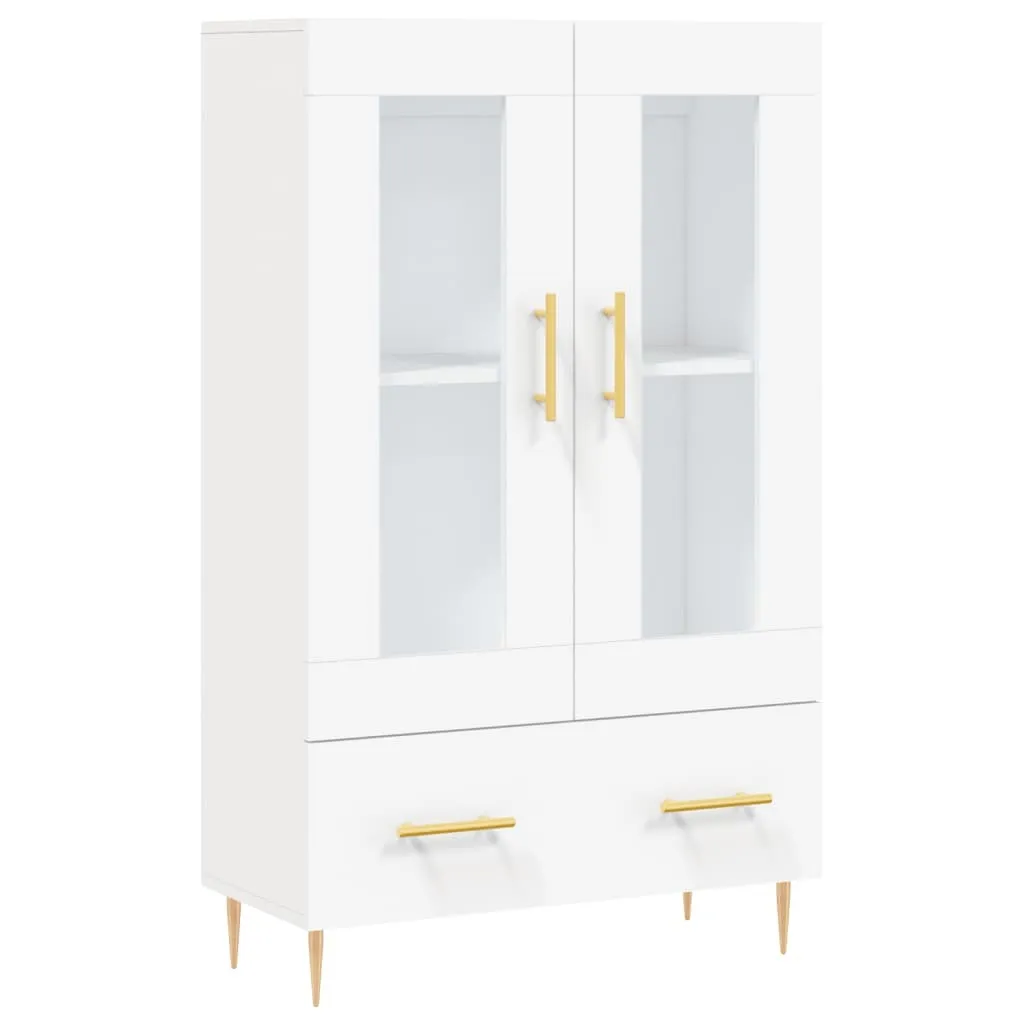 Mobile Credenza SYFAX Bianca 115cm | Salvaspazio Legno Multistrato