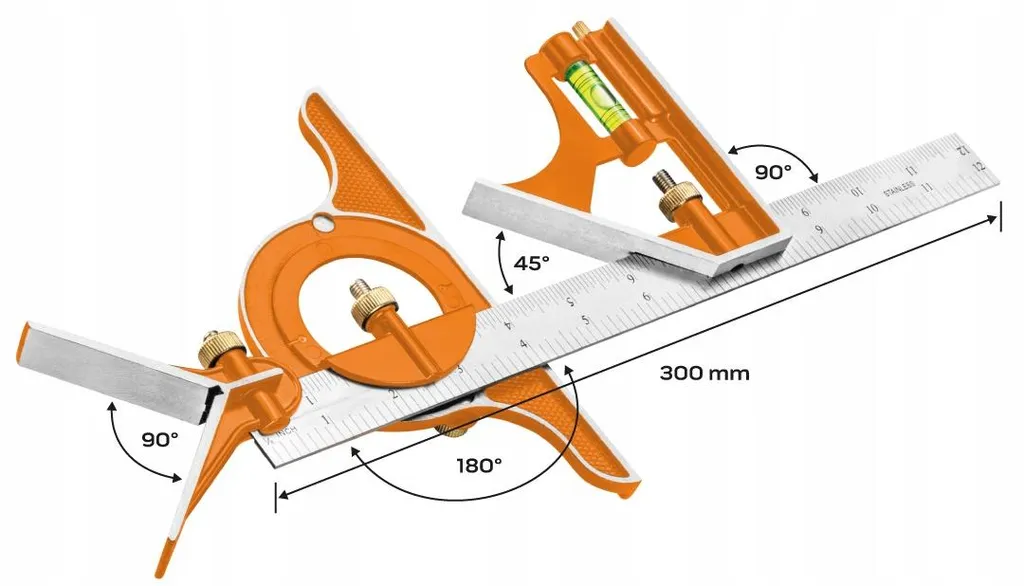 Équerre multifonctionnelle 30 cm : stop aux erreurs de mesure d'angle - 12
